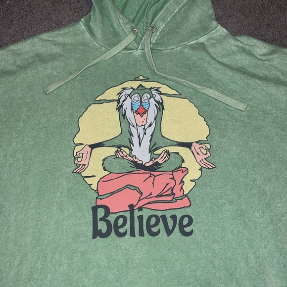 Disney Parks x Junk Food Lion King Short Sleeved Hoodie Shirt M - Picture 2 of 7